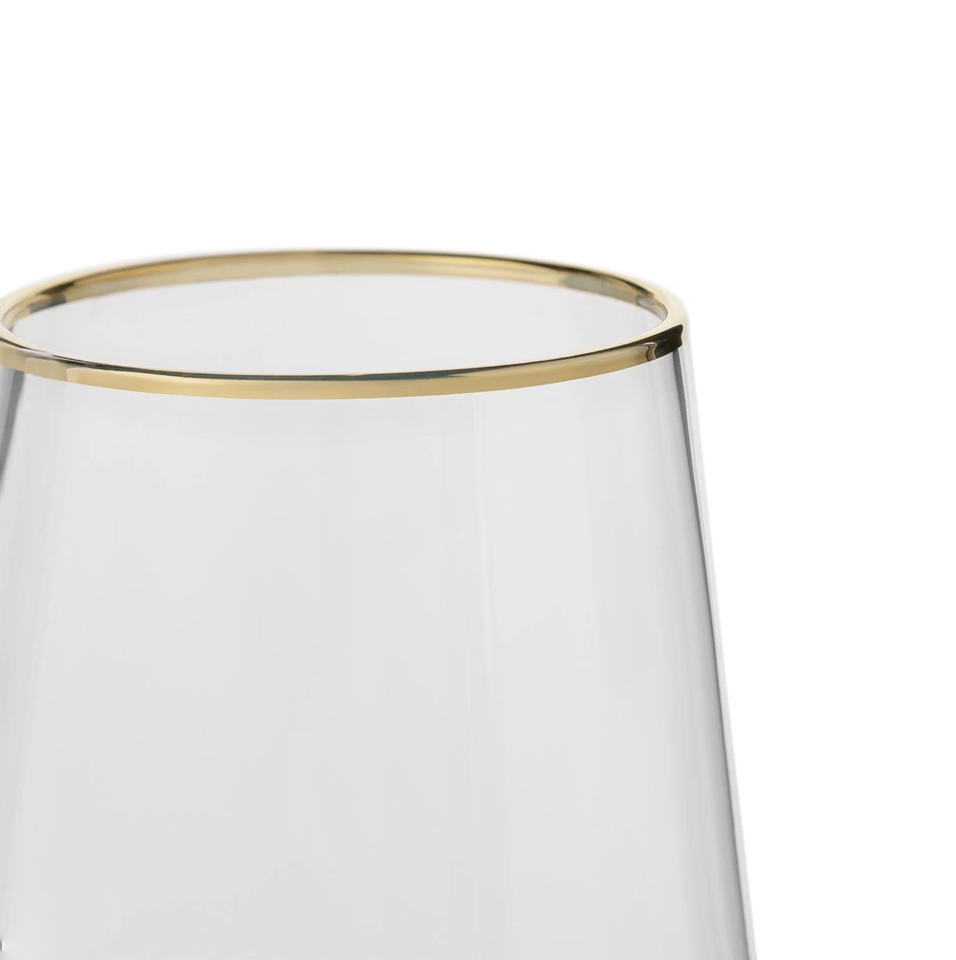 Habitat Set Of 4 Gold Rim Hi Ball Glasses - Image 4