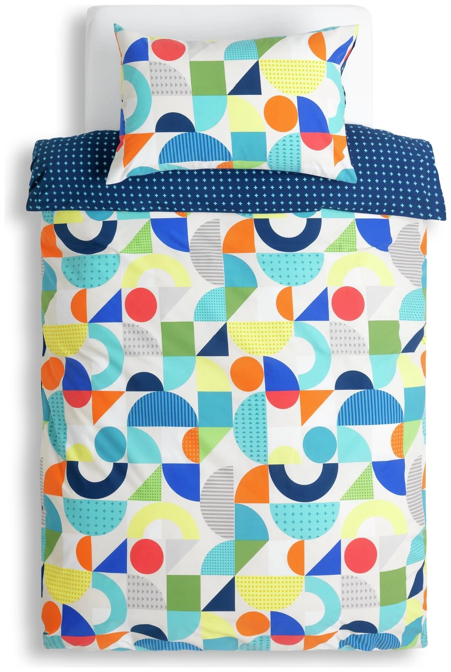 Habitat Kids Geo Shapes Twin Pack Bedding Set - Double - Image 3