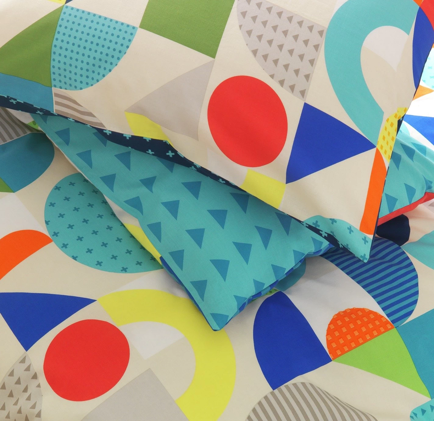 Habitat Kids Geo Shapes Twin Pack Bedding Set - Double - Image 4