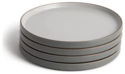 Habitat Speckle Set Of 4 Side Plate - Grey