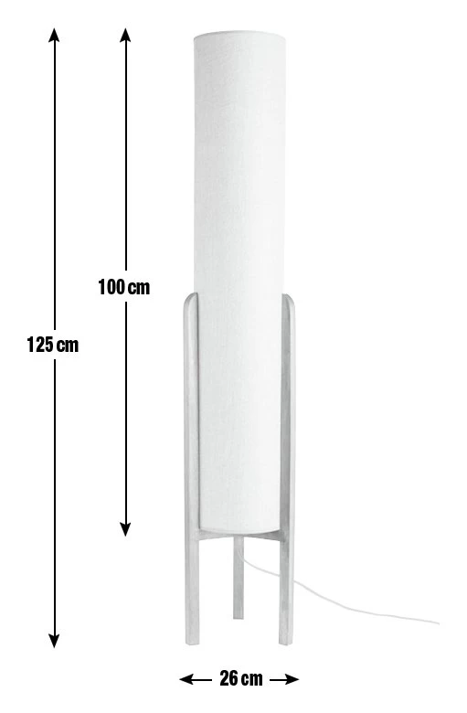 Habitat Arbaa Woven Column Floor Lamp - Natural - Image 3