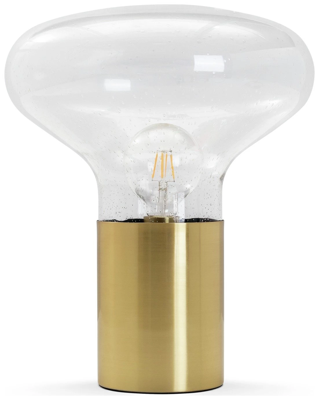 Habitat Marlow Glass Table Lamp - Gold - Image 2