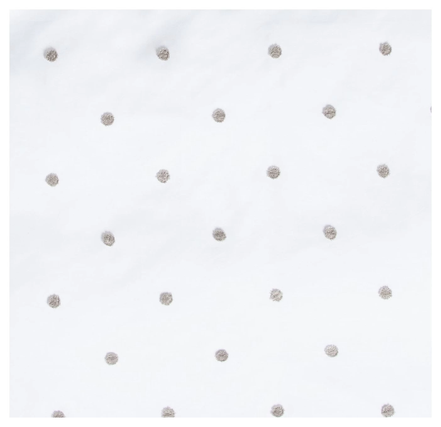 Habitat Tufted Spot White & Grey Bedding Set - Single - Image 2