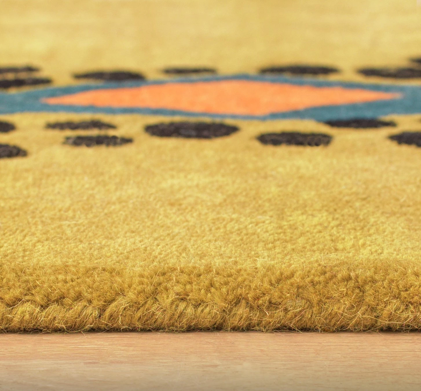 Habitat Kids Dragon Shaped Rug - Mustard - 100x150cm - Image 4