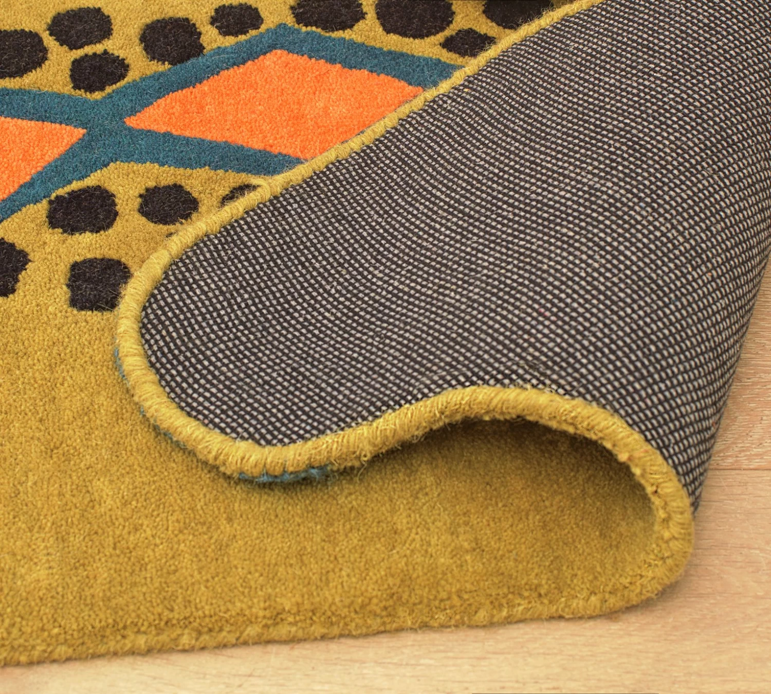 Habitat Kids Dragon Shaped Rug - Mustard - 100x150cm - Image 5