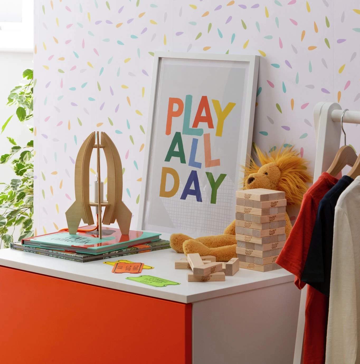 Habitat Kids Play Slogan Framed Wall Art - 31x43cm - Image 2