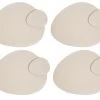 Habitat Set Of 4 Faux Leather Pebble Placemats And Coasters