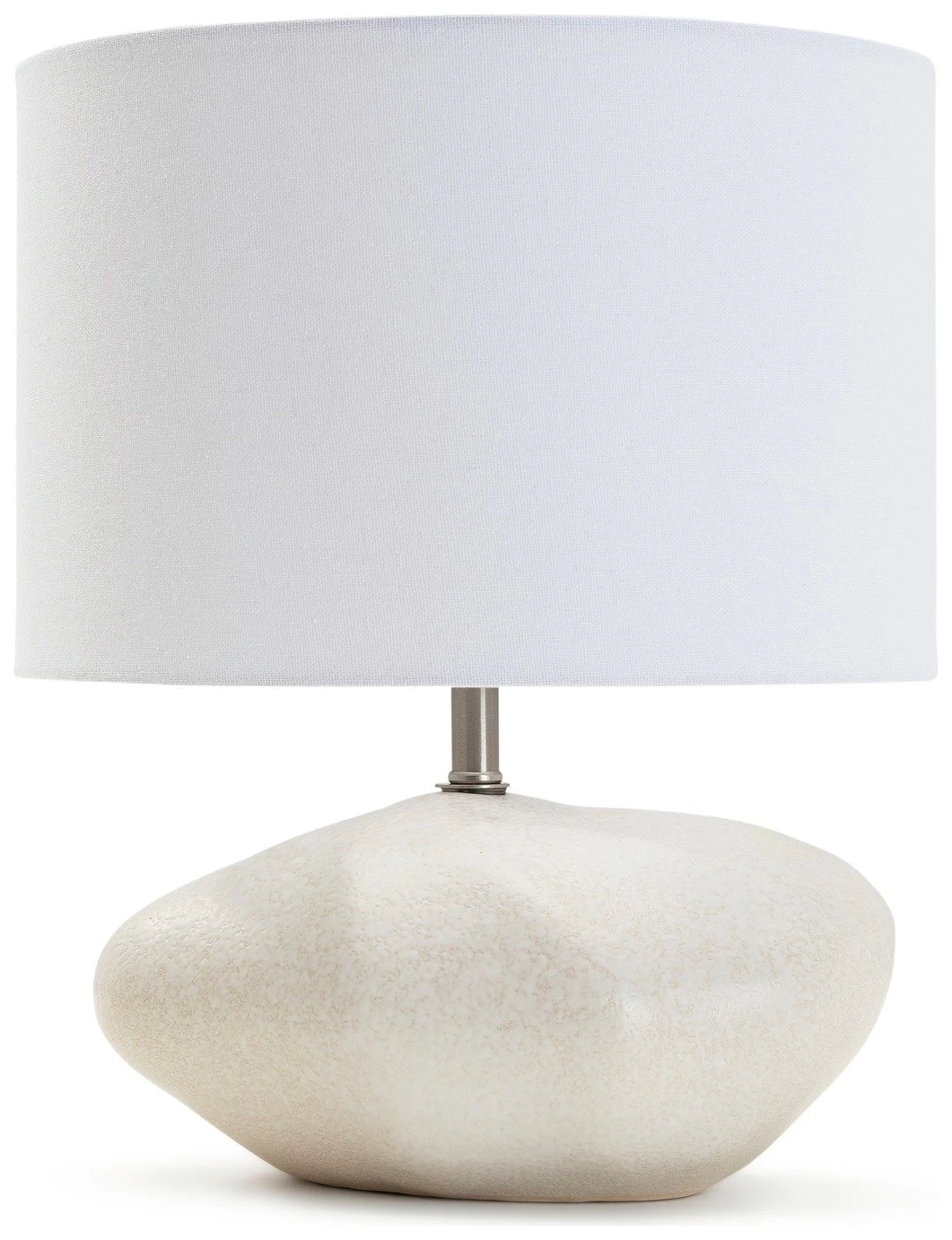 Habitat Ima Pebble Table Lamp - White - Image 2